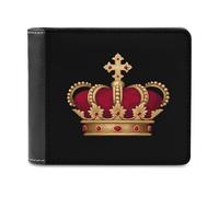 King's & Crowned Funny Men's Wallets with ID Credit Card Holder Slim Front Pockets Bifold Wallet