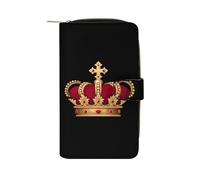 King's & Crowned Funny Wallet Credit Card Holders Large Handheld Coin Pockets Bag