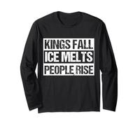 Kings Fall ICE Melts People Rise Protest, Activism, Vintage Long Sleeve T-Shirt