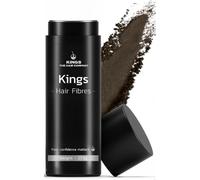 Kings Hair Fibres (Pack of 1 MEDIUM BROWN) | Hair Powder for Thinning Hair 27.5g Bottle | Makes Thin Hair Look Thicker in Seconds | Hair Loss Concealer For Women & Men