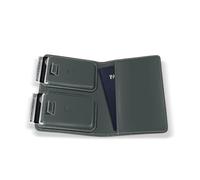 Kings Loot Passport Holder Wallet - RFID Blocking Leather Travel Wallet with Built-in Airtag Holder - Holds 1-6 Cards & Passport - Easy Pull Tab - Slim & Stylish Wallets, Blue Haven, Premium