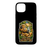 Kings Need Self Help Too Lion Case for iPhone 15 Plus