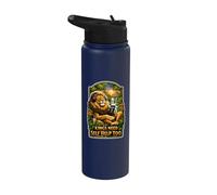 Kings Need Self Help Too Lion Stainless Steel Insulated Water Bottle