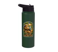 Kings Need Self Help Too Lion Stainless Steel Insulated Water Bottle