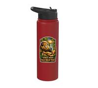 Kings Need Self Help Too Lion Stainless Steel Insulated Water Bottle
