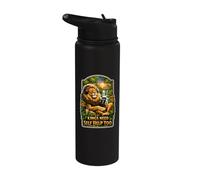 Kings Need Self Help Too Lion Stainless Steel Insulated Water Bottle