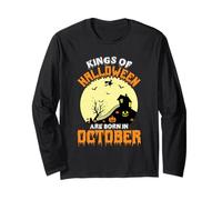 Kings of Halloween are Born in October Halloween Costume Long Sleeve T-Shirt