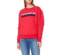 Kings of Indigo Women's Idalika Kings Sweatshirt, Red (Lipstick RED 7900), Size: XS