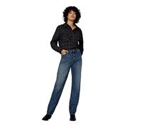 Kings of Indigo Women's Indira Jeans, Clean Mid Marble Vintage, 29/32