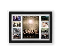 Kings Of Leon Signed Poster Print - Limited Edition Autograph Fan Gift - Collectible Memorabilia Merchandise (Framed A4 (30x21cm))