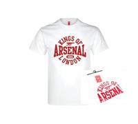 Kings Of London T-Shirt Arsenal FC White XXL