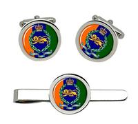 King's Own Royal Border Regiment, British Army Cufflinks and Tie Clip Set