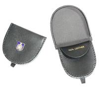 Kings Own Scottish Borderers Black Leather Coin Purse - Compact Wallet with 2 Compartments ME28