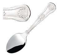 Kings Pattern Cutlery Stainless Steel Restaurant Knife Fork Spoon - Packs of 12/6 (Kings Tea Spoon Pack of 6)