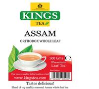 Kings Tea Assam Orthodox Whole Leaf Loose Tea, 500 Gm, (Pack of 1)