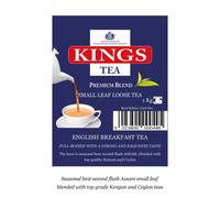 KINGS TEA PREMIUM ENGLISH BREAKFAST LOOSE TEA, SMALL LEAVES, 1KG