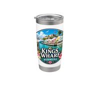 Kings Wharf Bermuda Cruise Destination Island Stainless Steel Insulated Tumbler