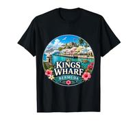 Kings Wharf Bermuda Cruise Destination Island Value Graphic T-Shirt