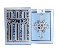 Kings Wild Project 3 Musketeers Premium Playing Cards - Limited Edition, Poker Size Custom Index