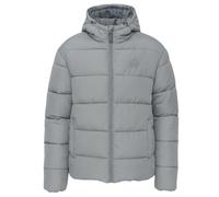 Kings Will Dream Men’s Puffer Jacket Winter Coat - Hooded, Full Zip, Buttoned Pockets, Warm Quilted Design Asphalt L