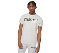 Kings Will Dream Mens Tagged Back Print T-Shirt (XL) (Grey Marl)