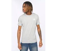 Kings Will Dream Men's Tapelny 100% Cotton Regular Fit T-Shirt with Woven Sleeve Tape in Grey | Size: Large Kings Will Dream Grey L