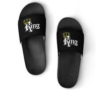 Kings Women's House Slippers for Men Shower Slides Bathroom Shoes Sandals 40 (250mm)