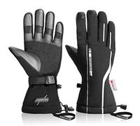 KINGSBOM Waterproof Ski & Snow Gloves, 3M Thinsulate Winter Warm Touch Screen Snowboard Gloves for Men & Women