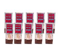 Kingsbridge Hot Chocolate Spoons - Belgian Milk Choc & Marshmallows, 10 Pack | Choc Block with Wooden Stirrer & Added Sweet Treats | Gifts for