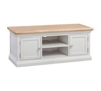 Kingscote Oak and Painted Large TV Cabinet