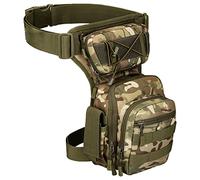 kingsea Tactical Drop Leg Bag Waterproof Tactical Thigh Pack Pouch Multifunctional Drop Leg Bag for Women Men Bike Motorcycle Cycling Camping Hiking, CP Camouflage, Simple