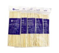KingSeal Renewable Bamboo Wood Corn Dog Skewers, Sticks, 8.75 Inches x 5 mm Diameter, Blunt Point for Safety, Retail Pack - 5 Bags of 50 Skewers (250 Count)