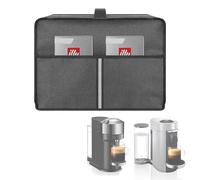 Kingshion Dust Cover Compatible with Nespresso Vertuo Next Deluxe Coffee, Nespresso Vertuo Plus Deluxe Coffee, The Pearl Cotton Inside Enhances Protection of The Machine -Dark Grey