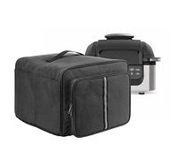 Kingshion Dustproof 5 in 1 Cover with Storage Bag Compatible with Ninja Foodi Grill AG301, AG302, AG400, Front Storage Bag and Side Insert Bag, Dustproof Cover for Ninja Foodi (Dark Grey)