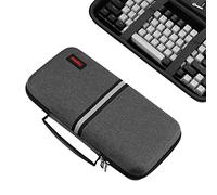 Kingshion Hard 75% Keyboard Case, Hard Travel Storage Case for 84 Key Portable Keyboard, Compatible with Keychron K2, Logitech POP Keys Mechanical Keyboard. (Case Only)-Dark Grey