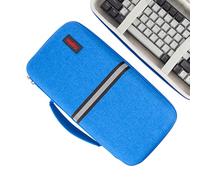 Kingshion Hard 75% Keyboard Case, Hard Travel Storage Case for 84 Key Portable Keyboard, Compatible with Keychron K2, Logitech POP Keys Mechanical Keyboard. (BAG ONIY)-Dark Blue