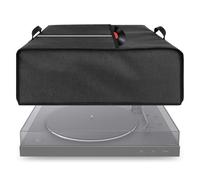 Kingshion Turntable Dust Cover, Record Player Protective Case Compatible with SL-Q300/SL-B250 /SL-B260/SL-BD20/SL-BD27/SL-BD35/SLD-20/SL-PC11/SL1200/SL1210 Pioneer PLX 1000-Dark Grey