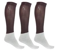 Kingsland Lightweight Riding Socks - Black/Navy/Pink/Brown 36-41 or 42-46 [42-46,Black]