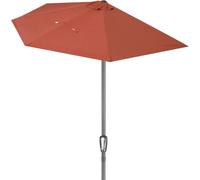 Half Parasol Terracotta 27m UV Protection 80+