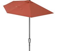 Half Parasol Terracotta 27m UV Protection 80+