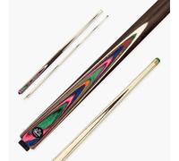 Kingsley 57 Inch Two Piece Snooker Cue, 9.5mm Green Leather Tip, 18oz | A great starter cue with modern design, quick release brass joint and a professional green leather tip, ready to play