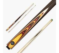 Kingsley 57 Inch Two Piece Snooker Cue, 9.5mm Green Leather Tip, 18oz | A great starter cue with modern design, quick release brass joint and a professional green leather tip, ready to play