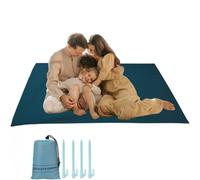 Kingsley & Harper Extra Large Beach Mat 210 x 200cm - Waterproof & Sand-Resistant in Green | Size: 2m x 2m Kingsley & Harper Green 2m x 2m