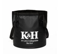 Kingsley & Harper Kingsley And Harper Collapsible 20 Litre Pvc Car Washing Bucket For Portable And Convenient Vehicle Cleaning