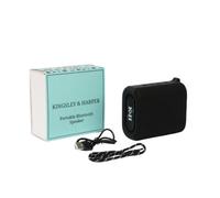 Kingsley & Harper Kingsley And Harper Portable Bluetooth Speaker With 1200Mah Battery Ipx7 Waterproof Design Powerful Sound For Travel Use