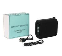 Kingsley & Harper Portable Bluetooth Speaker in Black Kingsley & Harper Black