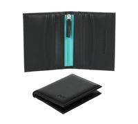Kingsley & Harper PU Leather Wallet - Slim Bifold Design, 8 Card Slots, Back Card Slot, Zippered Coin Compartment, Spacious Notes Section, Premium Gift Box - Luxury Wallet for Men