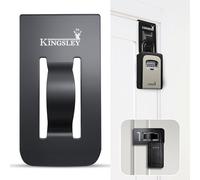 Kingsley KL-180 Over-The-Door Lockbox Bracket - Black Metal Key Lock Box Holder