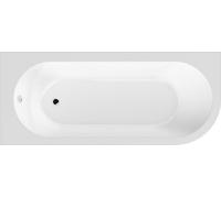 Balterley Left Hand Back to Wall Corner J Shaped Bath Tub & Panel 1700mm in White Balterley White