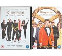KINGSMAN 1-2 COMPLETE COLLECTION / 1. KINGSMAN - THE SECRET SERVICE / 2. KINGSMAN - THE GOLDEN CIRCLE = ULTIMATE 2x DVD UK SET